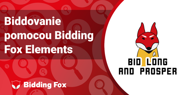 Biddovanie pomocou Bidding Fox Elements