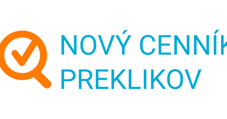 Nový cenník preklikov