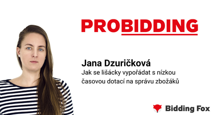 PROBIDDING 2019 - záznam prednášky Jany Dzuričkovej